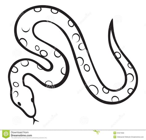 snake outline|snake outline easy.